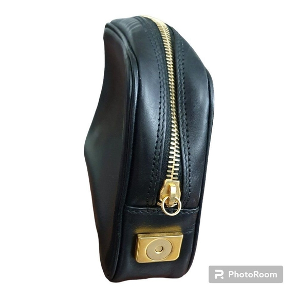 Salvatore Ferragamo Cosmetic Bag 22 6013 leather Black Women - Picture 3 of 10